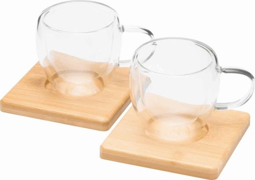 Tassen-Set Bamboo Duo als Werbeartikel