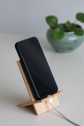 Smartphonehalter Bamboo Chair als Werbeartikel