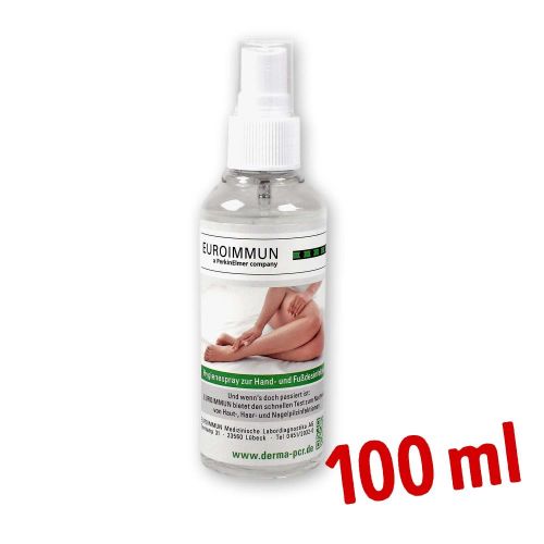 Handdesinfektionsmittel 100ml - in praktischer Pumpspray Flasche als Werbeartikel