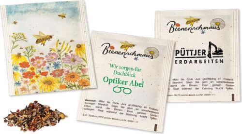 Samentüten Bienenschmaus Veggie Pack - inkl. Werbedruck als Werbeartikel