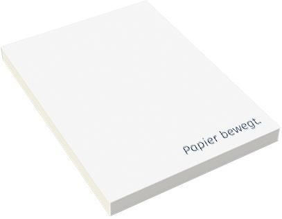 Haftnotizen 100 x 137 mm, inkl. Druck als Werbeartikel