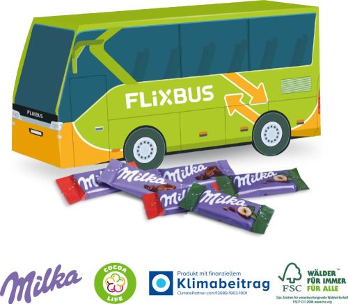 3D Präsent Bus als Werbeartikel