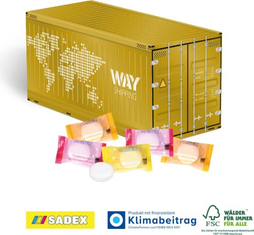 3D Präsent Container als Werbeartikel