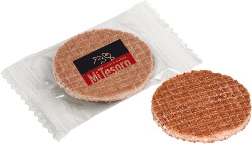 Mini Sirupwaffel als Werbeartikel