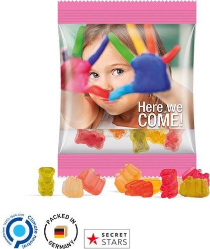 Express Trolli Basic Gummibärchen, 7 g - Folie nach Wahl - inkl. Druck als Werbeartikel