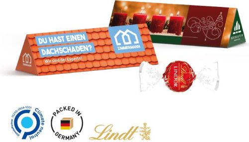 Werbeprisma Lindt Lindor Milchkugeln - inkl. Druck als Werbeartikel