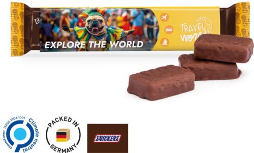 Werbeschuber Slim Snickers Trio Creamy Peanut Butter - inkl. Druck als Werbeartikel