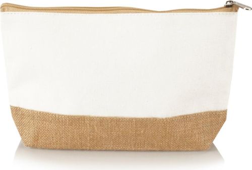 Fairtrade Canvas Kosmetiktasche S als Werbeartikel