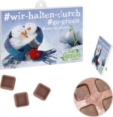 reinpapier® A5-Schoko-Adventskalender als Werbeartikel