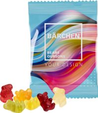 Fruchtgummi Bärchen 10 g, kleine Mengen als Werbeartikel