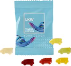 Fruchtgummi 10g Tüten - LKW als Werbeartikel