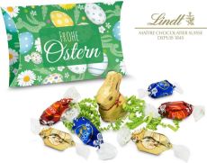 Präsentartikel: Lindt Ostertasche, auch in individueller Kissenverpackung als Werbeartikel