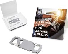 Key Tool im Motiv-Mäppchen Große Helden als Werbeartikel