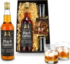 Präsenteset: Black Gallus Whisky als Werbeartikel