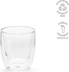 Meuse 75 Tasse Borosilikat Glas 70 ml als Werbeartikel