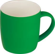 Tasse außen gummiert, 300 ml als Werbeartikel