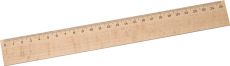 Holz-Lineal 25 cm als Werbeartikel