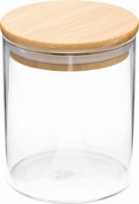 Glas-Vorratsdose Eco Storage, 450 ml als Werbeartikel