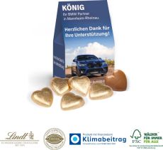 Businesspräsent "Selection Mini" Herzen Lindt als Werbeartikel