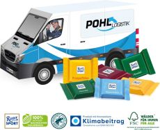 3D Präsent Transporter mit Ritter Sport als Werbeartikel