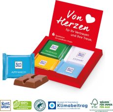 Präsentbox Ritter SPORT Mini, 4er als Werbeartikel