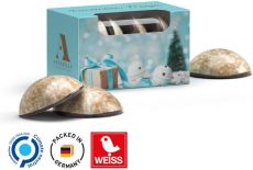 Lebkuchen 4er Mini in Werbebox - inkl. Druck als Werbeartikel